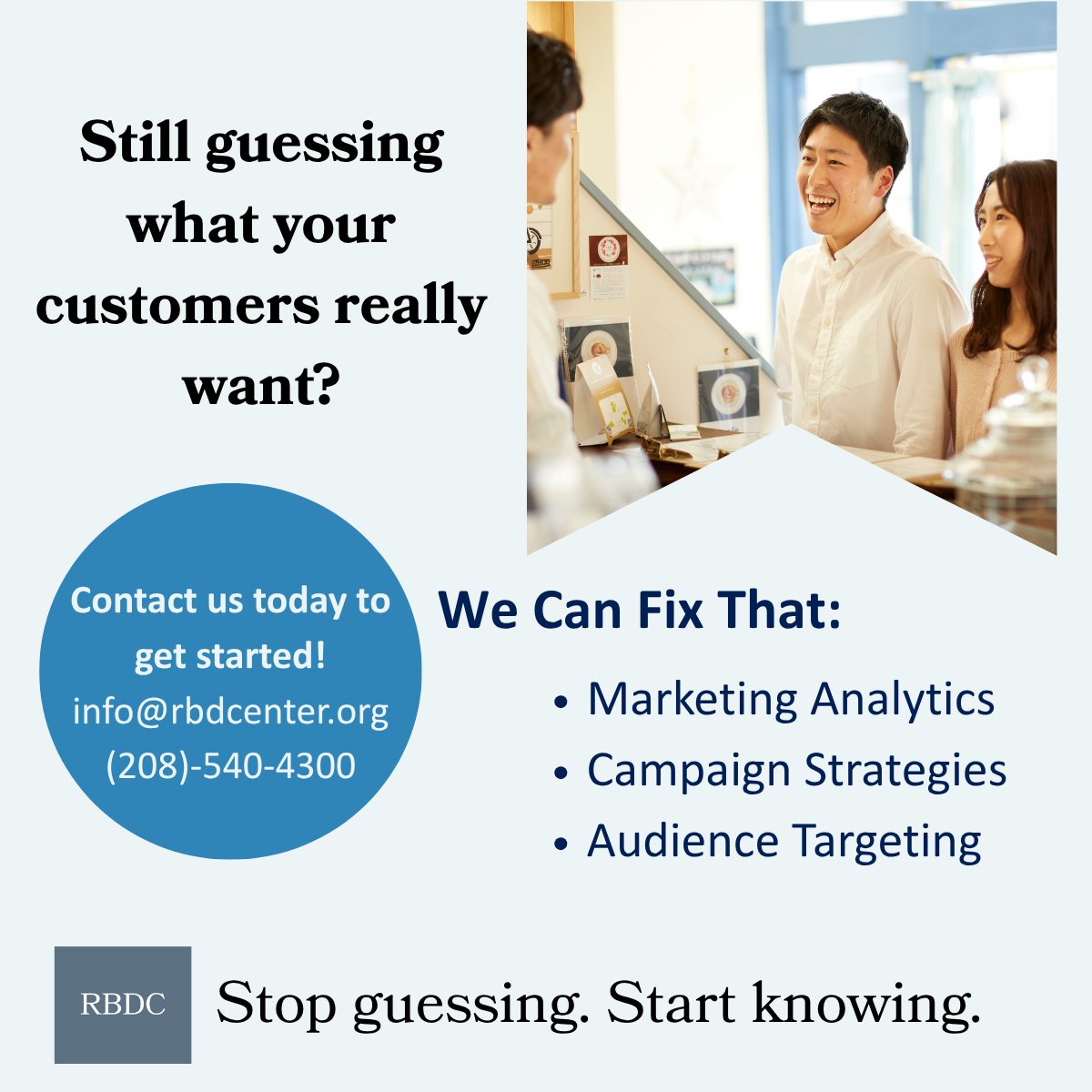 idaho_ecenter's tweet photo. Great marketing isn’t luck — it’s knowing your audience.
Our research-driven approach gives you the clarity to create campaigns that connect and convert. 

Don't waste another moment! Let us help you today, contact us at https://t.co/oSmjSQUo36. https://t.co/WauLG2DU5o
