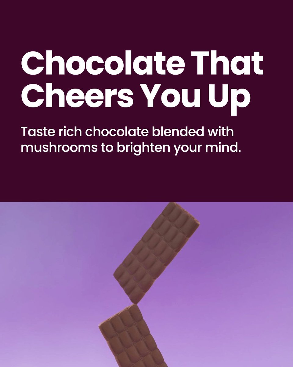 MykoDoseReal's tweet image. Flavors that lift your mood? Yes, please! At Mykodose, every bite of our mushroom chocolate bars brightens your day. Rich Belgian milk chocolate meets our magic MykoBlend to spark joy and calm your mind. #TasteGoodFeelBetter #MoodMagic #MykodoseVibes