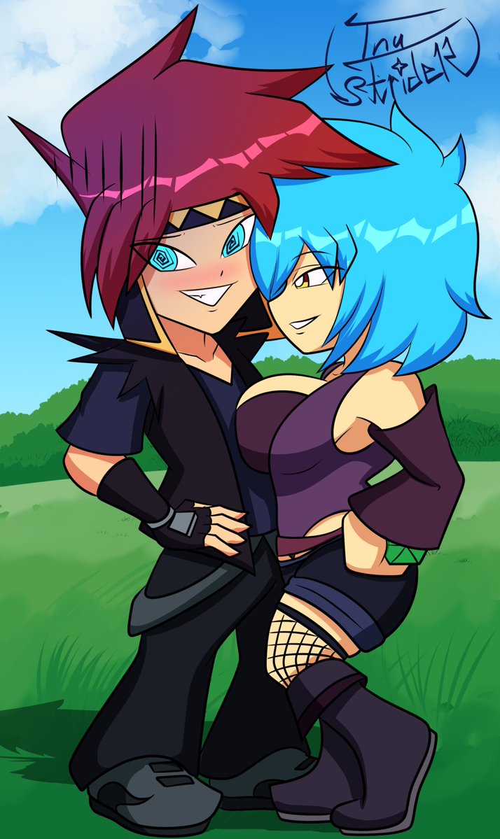 Gyro has a little quirk, dude is low-key afraid of women. Mostly because he doesn't wanna come off as disrespectful as he was when he was younger. Once Cyrus finds out, she won't give him a break #newvember #oc