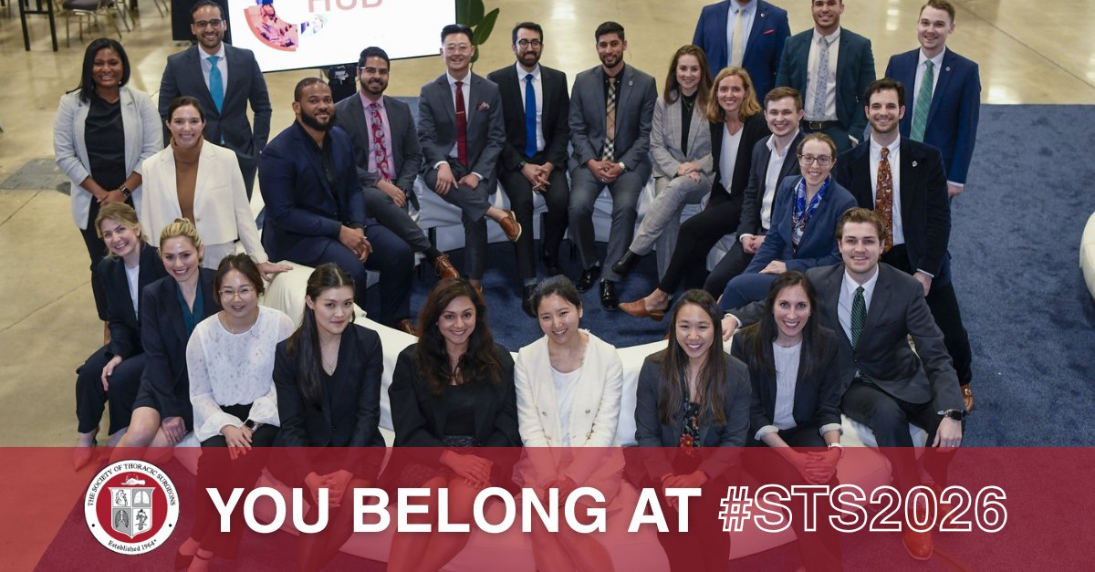 Med students and gen'l surgery residents: Apply by Nov. 16 for the You Belong Scholarship. The award funds attendance at #STS2026 for trainees from unique backgrounds interested in #CTsurgery. Learn more: ow.ly/pXG150XpZns