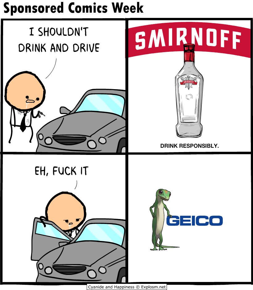 Explosm's tweet image. Don&apos;t do that