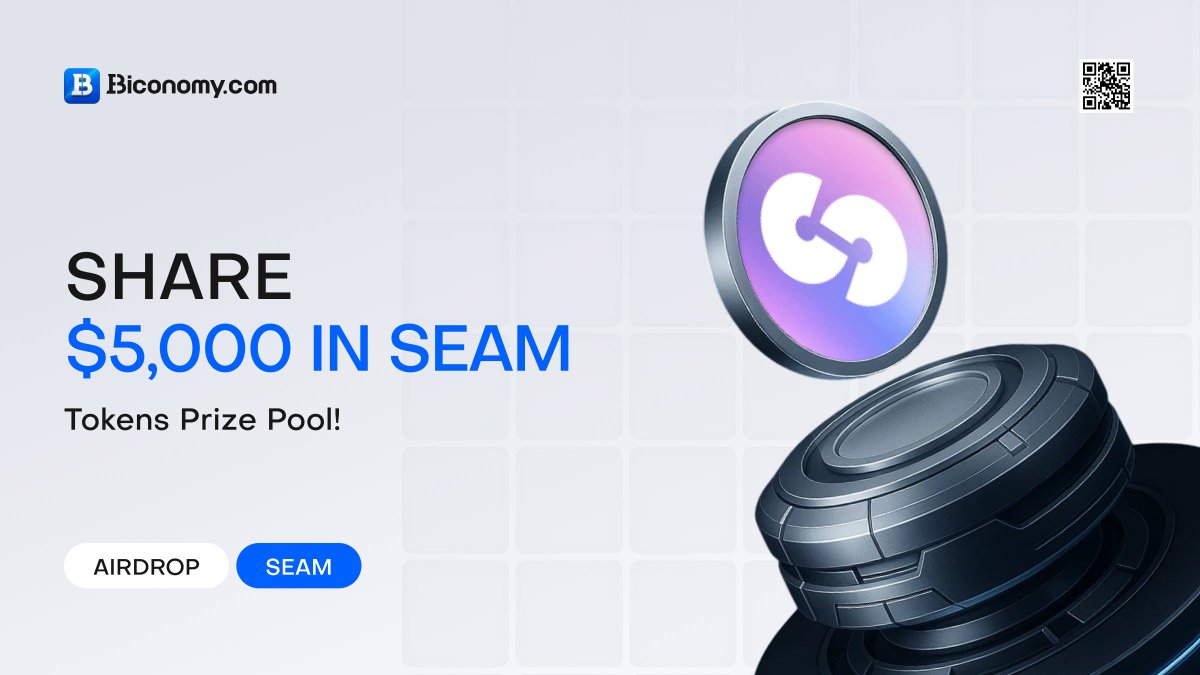 BiconomyCom's tweet image. 🚀 Share $5000 in $SEAM Airdrop, Enjoy Welfare from #Seamless! 🚀

To thank all Biconomy.com global users for your long-term support and celebrate the listing of @SeamlessFi, we are giving away $5,000 #SEAM to share with #airdrop participants!💎
 
📅Activity time: