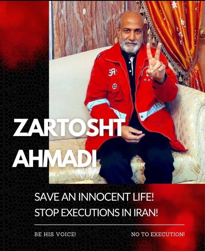 در بیستمین روز اعتصاب غذای #زرتشت_احمدی_راغب  مسئولان زندان  قصد دارند زرتشت را به زندان مرکزی کرج انتقال دهند البته به قول زرتشت  همه جای ایران وقتی که آزادی بیان نباشد  وقتی مردم از حقوق قانونی خود محروم باشند زندان هست و زندان با زندان برای من(زرتشت)تفاوت ندارد.