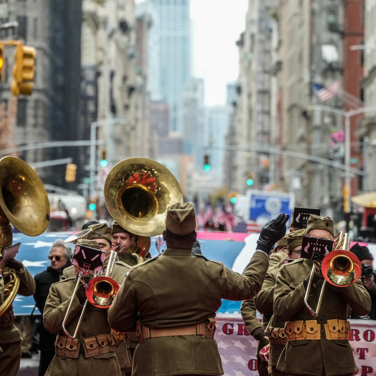 So honored to, once again, join our country’s largest Veterans Day Parade to celebrate our service members who put on the uniform to protect our freedoms.

This is an administration that doesn’t just talk about honoring our veterans — we stand with them and deliver for them every