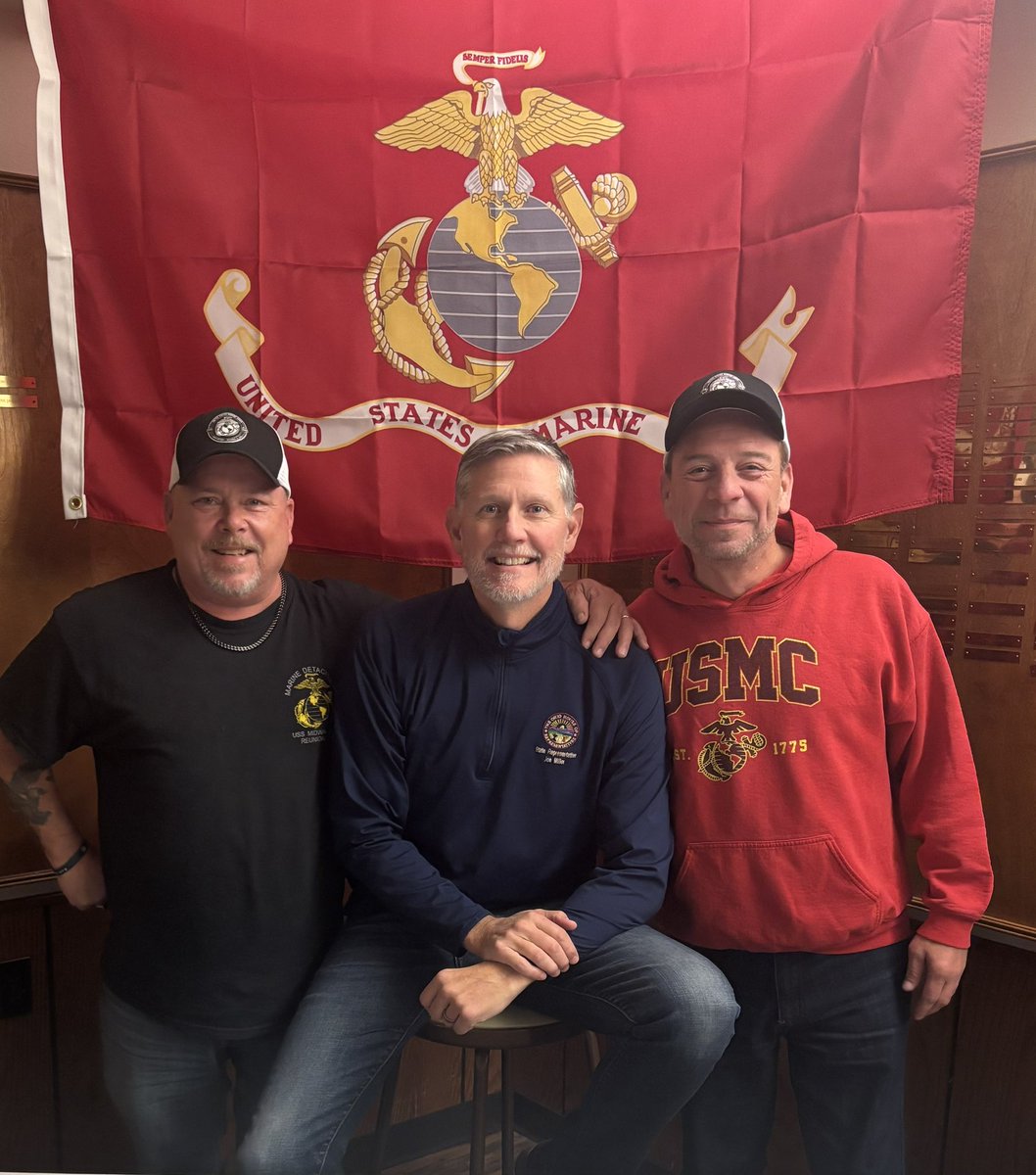 Yesterday I was proud to receive an invite to celebrate the Marine Corps 250th with VFW Post 1662 Commander Breeding and LC Veterans Commissioner Torres.