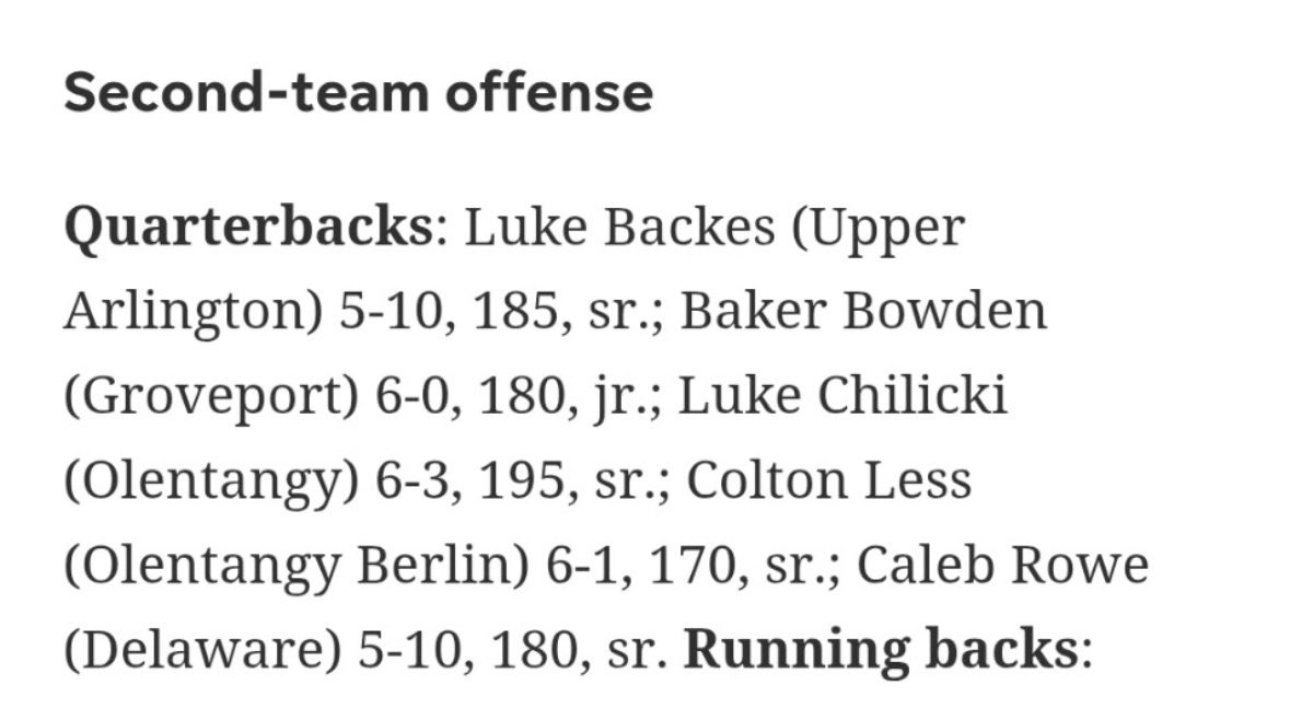 Thankful to be honored with D1 second- team all district! <a href="/Montgomery_DHHS/">Ryan Montgomery</a> <a href="/HayesFootball19/">Delaware Hayes Football</a>