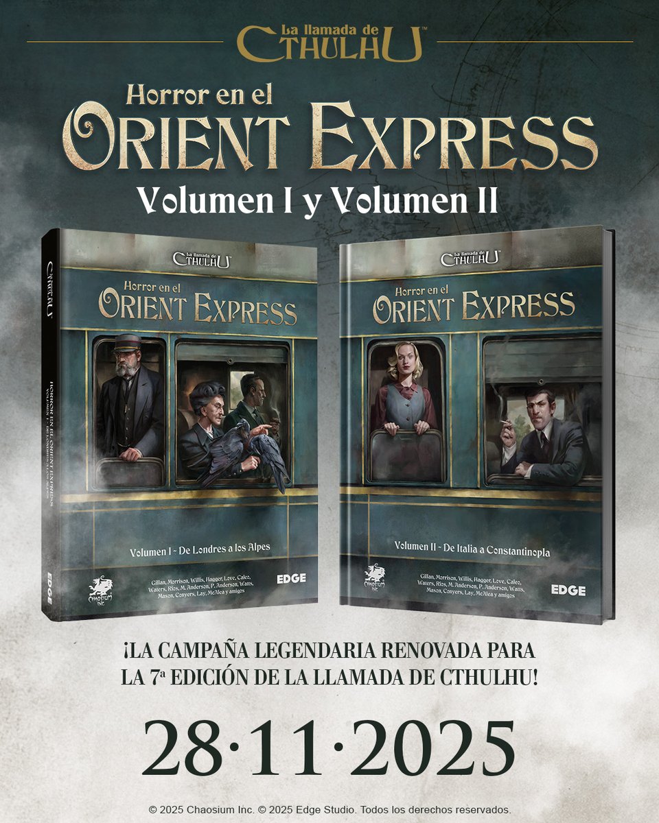 Asmodee_es's tweet image. «Un hombre muere tres veces en una noche» y «Muerte (y amor) en Venecia», son algunos de los impactantes titulares que en 1923 encabezan el londinense periódico The Times.

¡Una de las campañas más míticas para La llamada de Cthulhu vuelve, en una nueva versión actualizada para…