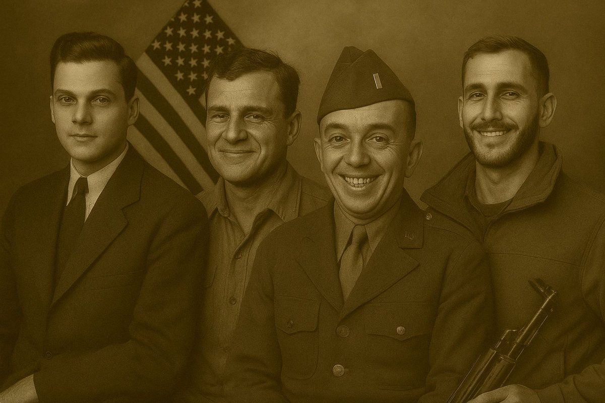 OperBenjamin's tweet image. From the young men who fought in the trenches of World War I, to the soldiers who stormed the beaches of Normandy, to those who stood in defense of Israel on October 7th, each represents a link in an unbroken chain of bravery, sacrifice, and devotion to something far greater than…