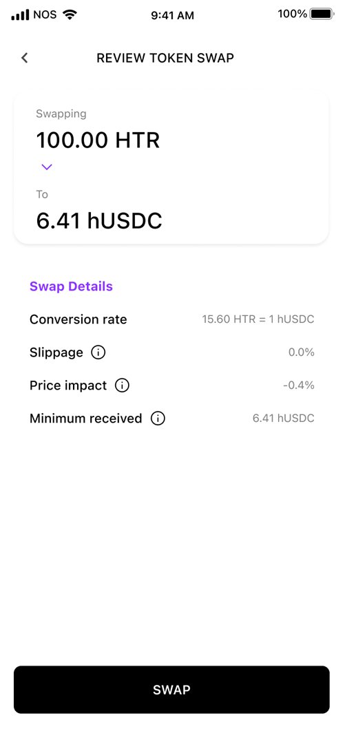 trondbjoroy's tweet image. Wallet update #2

Token swapping is coming through an integration with @DozerProtocol $htr