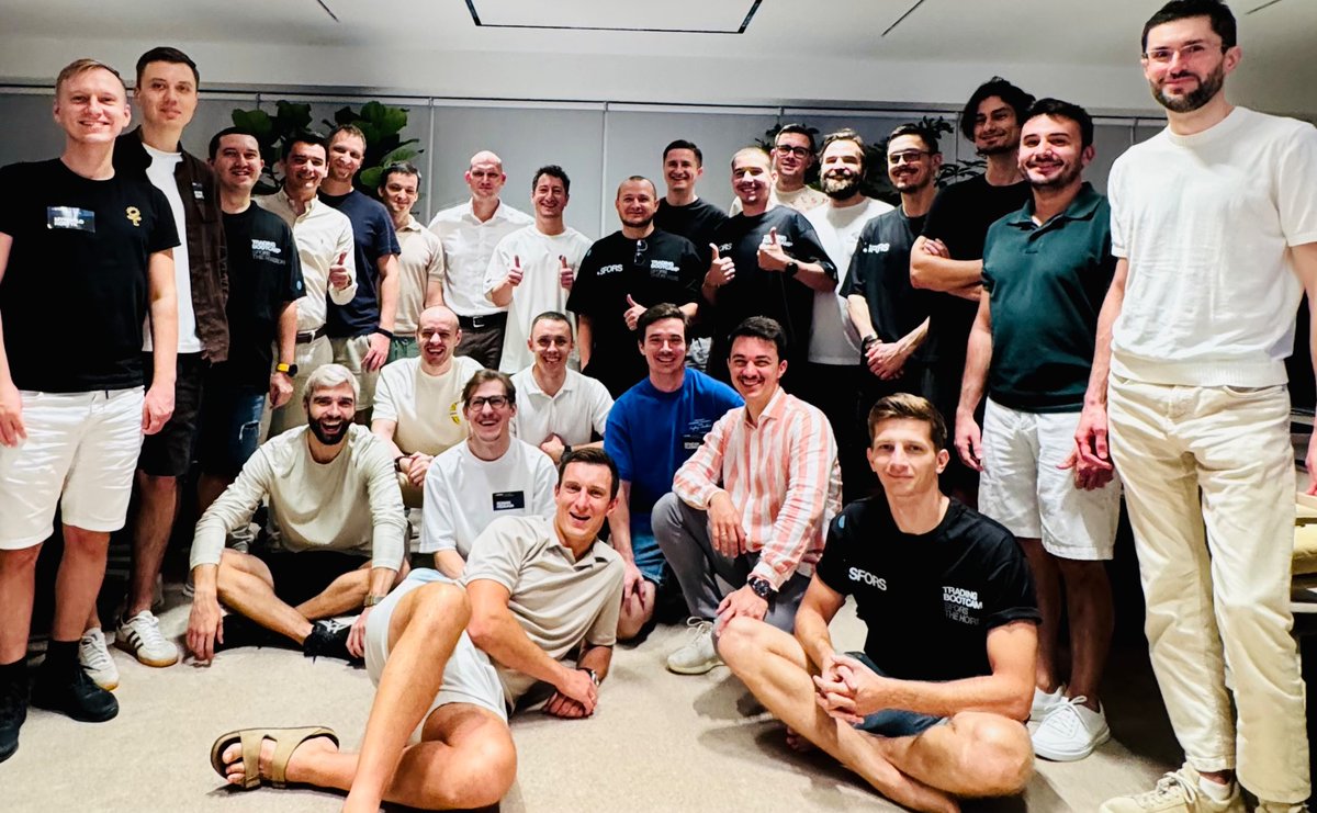 TheOneLanceB's tweet photo. LESSONS FROM MENTORING AT A TOP TRADING FIRM

I spent the last two weeks in Dubai working with the proprietary trading firm, @sfors_trading. I got to spend time in-person and virtually with over 250 traders. Lectures, live trading, and dozens of 1-on-1 mentorship sessions. These are my top takeaways:

1. There are so many ways to make money in the market. These traders trade the U.S. markets, yet our styles overlap only on the biggest opportunities. After 15 years, it reminded me how unique each of our perspectives are. That was the beauty of the Market Wizards books and what made me fall in love with trading. Everyone brings their own experiences and skills to find their edge.

It was a reminder to me to always be open-minded. One can easily get stuck in their ways when as traders we should always ask: “How could one capture that move? Might this move be more predictable than I otherwise assumed?”

2. Trading principles are universal. These traders are halfway across the world, yet everything they do aligns with what I’ve learned and observed. Concepts like trading with the trend, “the right side of the V,” importance of bet-sizing, and focusing on in-play stocks all remain true.
  
Many have a less systematic approach than I do, often trading ideas backed by data and feel. One of my key lessons to help them refine their trading was this:

An idea alone isn’t enough. 

IDEA + PRICE ACTION ALIGNING = $$$

We struggle most when bias leads us to ignore what the chart says.

3. Most intermediate and advanced traders already know what they need to work on. 

Advanced traders largely tend to fall into two groups:
-Traders with edge who bet big but lack precision, drawing down before the “see-it” moment.
-Consistent traders with edge but hesitation to size up.

The key to mentorship is confirming what they know, but then helping them build the systems to achieve their goals while also giving them the confidence to take daily action on them.

Much of the 1-on-1 work was spent helping traders turn their goals into specific exercises and actionable routines.

4. I was nervous going into the engagement. How will I be received? SFORS has 7- and 8-figure PnL per year traders, some with nearly 20 years of experience. Fortunately, they were all eager to learn, to share, and to receive feedback.

In turn, I got to learn a ton from them as well. With so many traders, there will always be different styles, ideas, and areas of expertise.

In what areas could you be more open-minded in regards to your trading? Who in your trading network could you learn more from?

5. The struggles of trader psychology are universal. Traders at every level feel uniquely affected by insecurity, comparison, or FOMO. The loudest applause I received was after my lecture explaining to them that they’re not alone - that I still face the same struggles and so do their top traders.
The fix: focus on process, not outcome. Re-program your mind to care less about how you compare and more about getting 1% better each day. Judge yourself by progress, not daily PnL.

6. Culture and camaraderie matter. Nothing beats having passionate people chasing the same goals. I’d forgotten how energizing a trading floor can be. We worked long hours, but the best moments came sharing meals and bonding together (Din Tai Fung transcends all cultures!).

The more we relate as humans, the more we are receptive to each other’s ideas and feedback. That’s why forming a trading pod matters. It’s not just about performance, it’s about resilience and sustainability.
 
What can you do to recreate the benefits of a trading floor? Could you start one locally?

7. One of the most impactful parts of the experience for me was bigger than just trading. SFORS is a proprietary trading firm founded by Ukrainian entrepreneur Mykola Sushko, with a team from Ukraine and offices in Dubai, London and Cyprus. As an American, I’ve been removed from the realities of the war in Ukraine. It was emotionally powerful for me to hear about how everyone’s lives have been affected and how trading has given many of them opportunities they once couldn’t imagine. One trader explained to me that so much of their work ethic comes from their culture and their upbringing in Ukraine which emphasizes the importance of working hard. Getting to connect with all these incredible people was a reminder of what a blessing this job can be for so many of us around the world.

Thank you to all of @sfors_trading for the hospitality, the lessons, and the chance to grow together. Can’t wait to see you all continue to thrive.