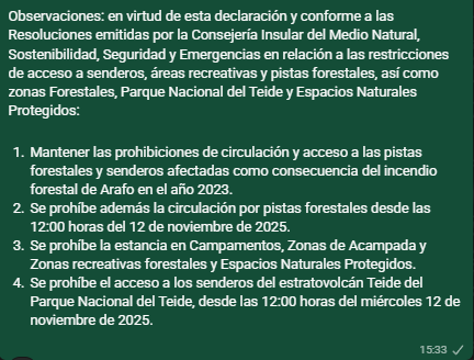 AGMC - Actualidad Geográfica-Meteorológica de 🇮🇨 tweet media
