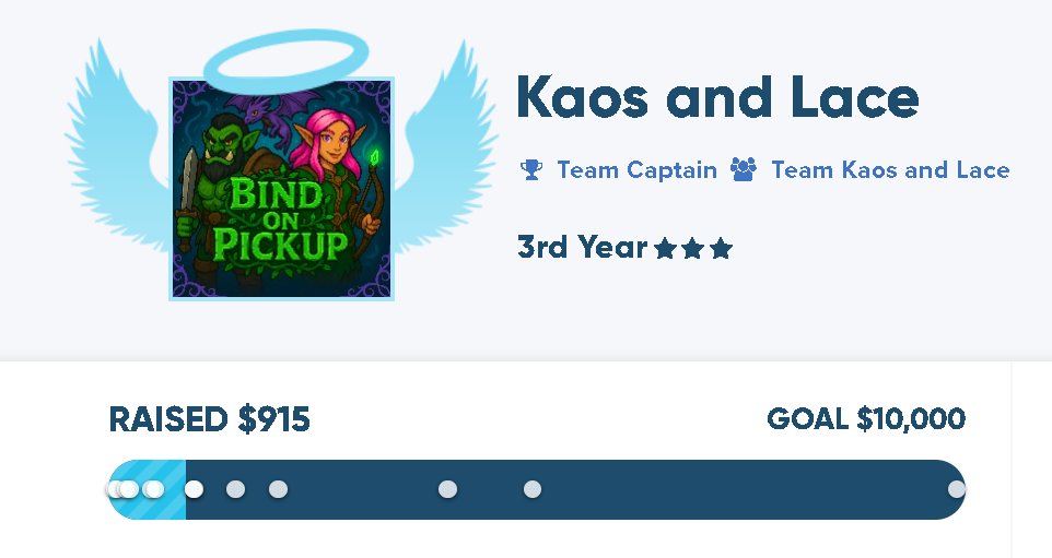 Getting in those pre-game donations for #extralife!

With your help we can raise funds for kids treated at Children's Miracle Network Hospitals! 

You can donate here today to change kids' health! 

do.nr/yizmciw4 via <a href="/DonorDrive/">DonorDrive</a>