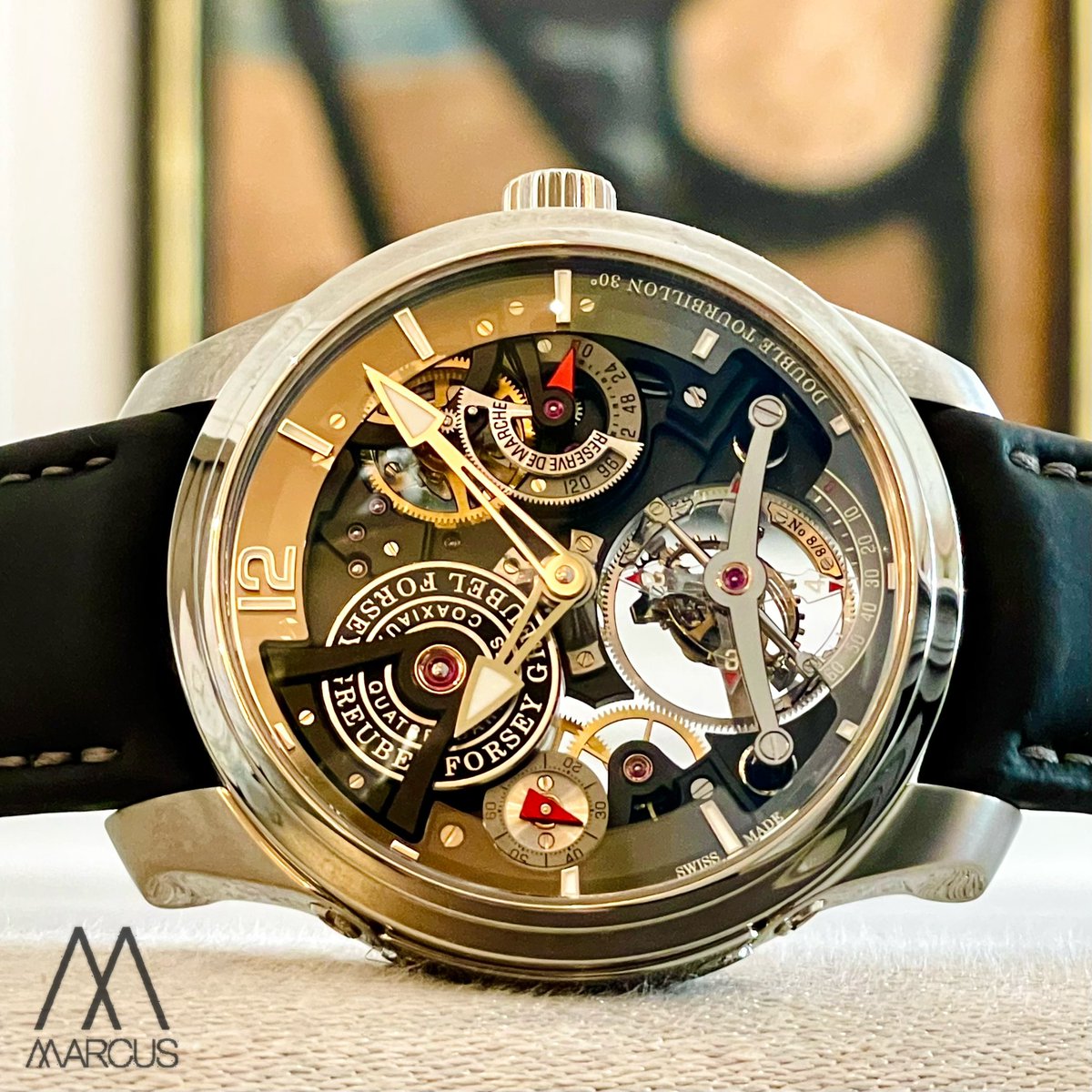 marcuswatches's tweet image. A statement piece is an understatement for the Greubel Forsey Double Tourbillon Technique. 🤩

#greubelforsey 
#doubletourbillon 
#technique 
#wotd 
#collector 
#8of8 
#watchgeek 
#luxury 
#lifestyle 
#savoirfaire 
#hautehorligerie
