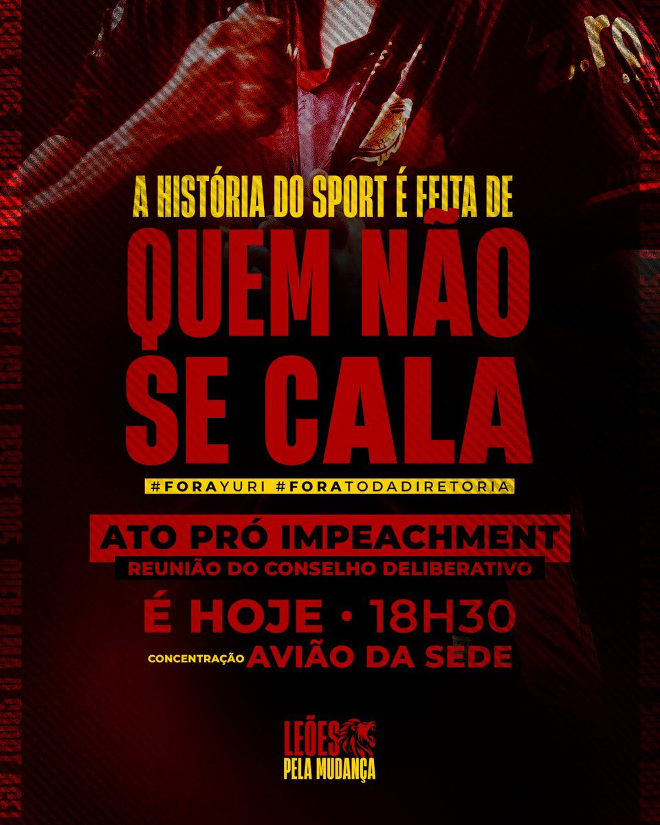 Leoesdamudanca's tweet photo. Nos vemos lá. 🦁👊🏼

#DiaDoResgate https://t.co/J3mSGoR0vK