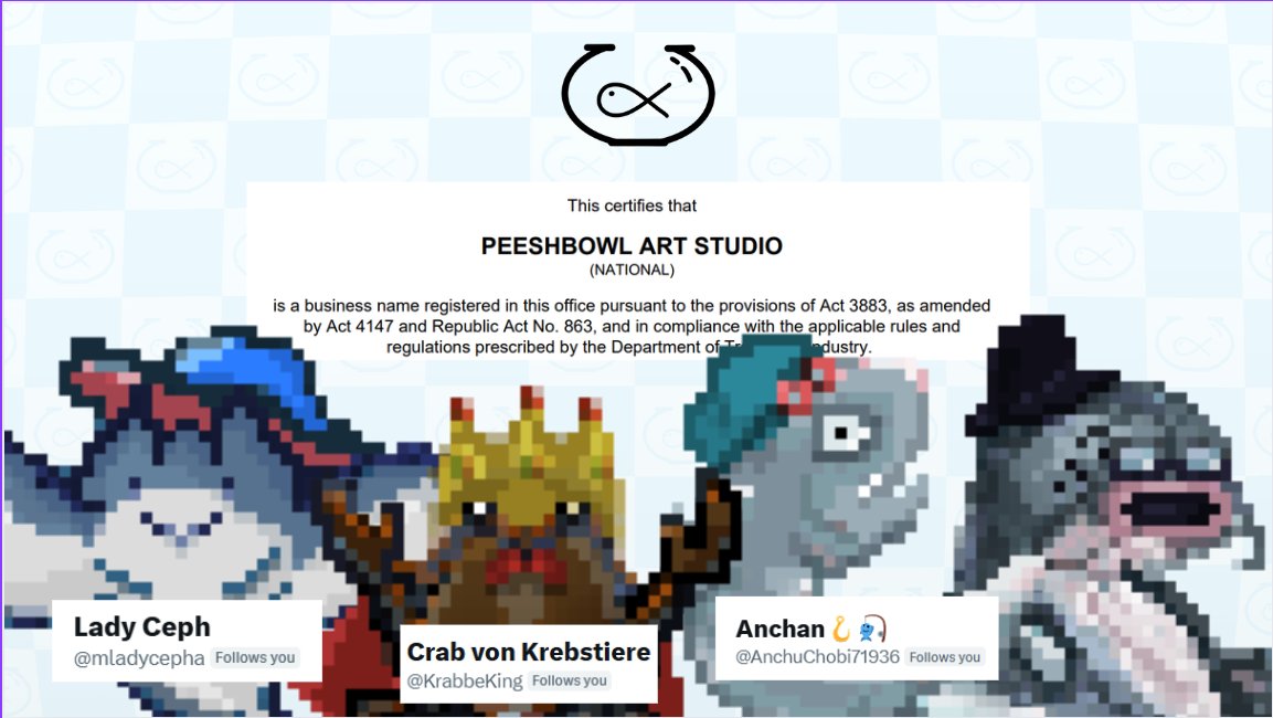 YIPPIEE 
thankyou very much for being there in my debut :>
i can now finally promote the hell out of
@Peeshbowl Art Studio 

do considering following the fishies
<a href="/mladycepha/">Lady Ceph | Peeshbowl Art Studio</a> ... why no stingray emote
<a href="/KrabbeKing/">Crab von Krebstiere</a> 🦀
<a href="/AnchuChobi71936/">Anchan🪝🎣</a> 🐟