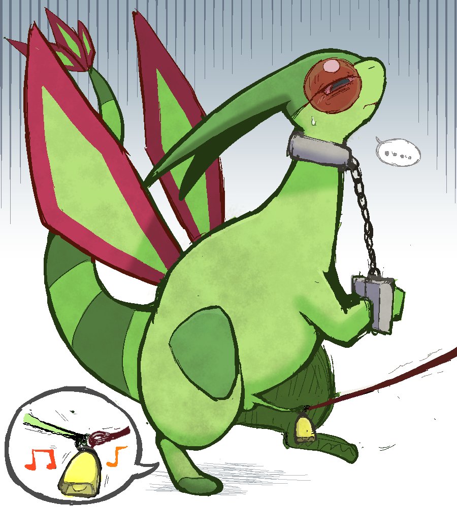 おまけ。数ヶ月後。
付けられる鈴を次第に大きくしたい。