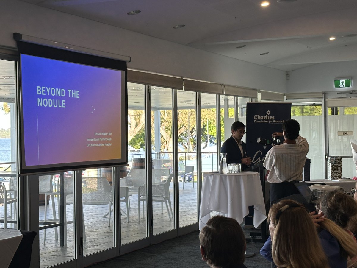 YCGaryLee's tweet photo. Dr Dhaval Thakkar @NMHS_WA @uwanews delivered keynote lecture on the Award Night 2025 of Charlies' Foundation for #Research on Robotic #Bronchoscopy. Audience fascinated. Well done!

@iPulmOG @NCARD_research @teflon78 @AAB_IP @wabipconnect @TSaghaie @ADL_IPPG @westaustralian https://t.co/ZCib1JTS1i