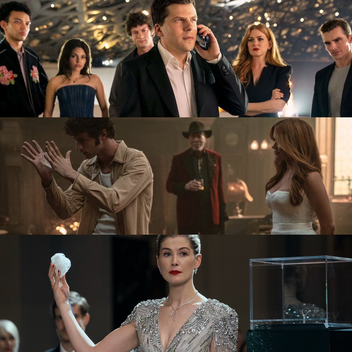 #NYSM3 เข้าสู่การเป็นหนังอาชญากรรมแบบเต็มตัว ตัวละครใหม่มีบทบาทเยอะมาก เป็นการเซ็ตทีมที่ลงตัว หนังมีช่วงเล่าที่น่าตื่นตาสลับกับช่วงที่รู้สึกเฉยๆปนกันไป มายากลน้อยลง เน้นเคมีตัวละครและปูทิศทางใหม่ โรซามันด์ร้ายได้โดดเด่นแต่ยังไม่เท่าผลงานก่อนๆซีนจบโอเคปิดฉากได้ดี #movietwit