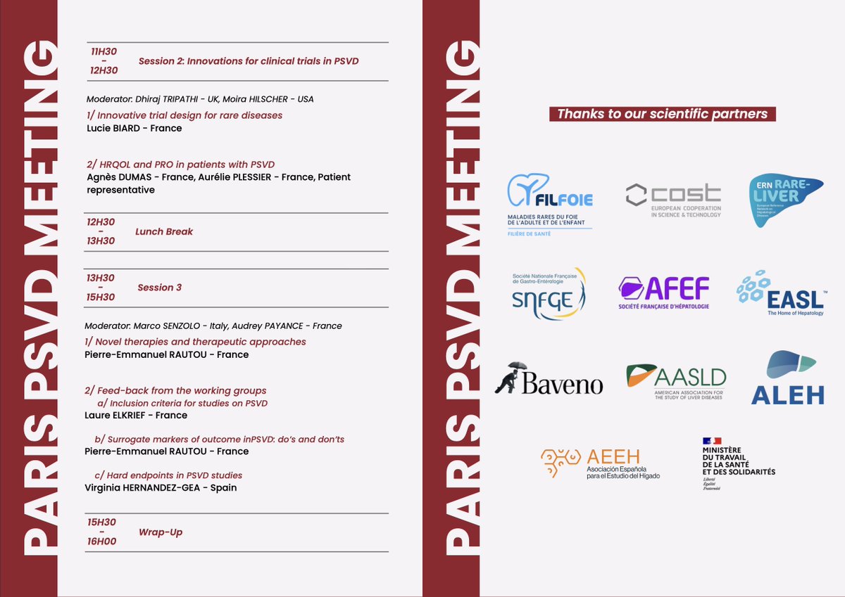 🚨Just 3 weeks away‼️
Join the VALDIG PSVD Meeting 2025 in Paris 🇫🇷

🗓️ Dec 4–5 @ CNAM
💳 Onsite €150 | 💻 Online FREE
👉 Organized by EURO-VALDIG NET &amp; FILFOIE
🔗 Registration → app.evalandgo.com/f/325218/4qEYU…
📘 Updated program below 👇
#LiverTwitter