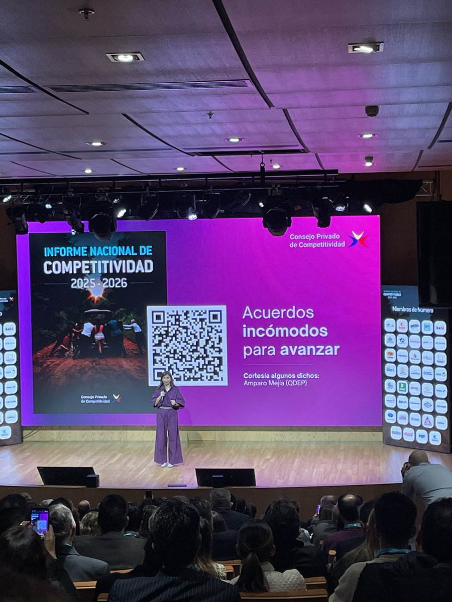 Muy interesante la propuesta del Consejo Privado de Competitividad: es hora de hacer acuerdos incómodos #DistintosNodistantes para seguir adelante #INC2025