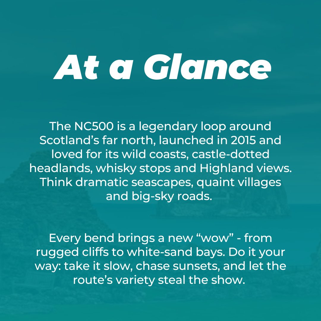SwiftGoHire's tweet image. The North Coast 500 = Scotland’s ultimate road-trip: big views, tiny roads, and memories for miles. 🌊🏔️ Dive into our mini-guide and start plotting your route! ➡️📍

 #NC500 #NorthCoast500 #ScotlandRoadTrip #VisitScotland #ScotlandTravel #RoadTripUK #ScotlandAdventures