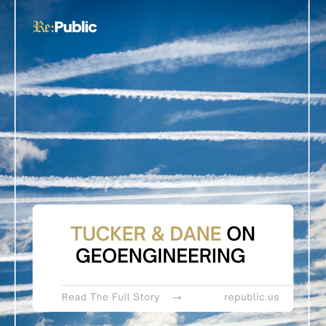 ✈️ 💨 Tucker &amp; Dane

"Chemtrails are no longer a conspiracy." 

"The U.S. government now acknowledges geoengineering" Tucker Carlson &amp; Dane Wigington say it’s far worse than we imagined.

buff.ly/97bmIB5