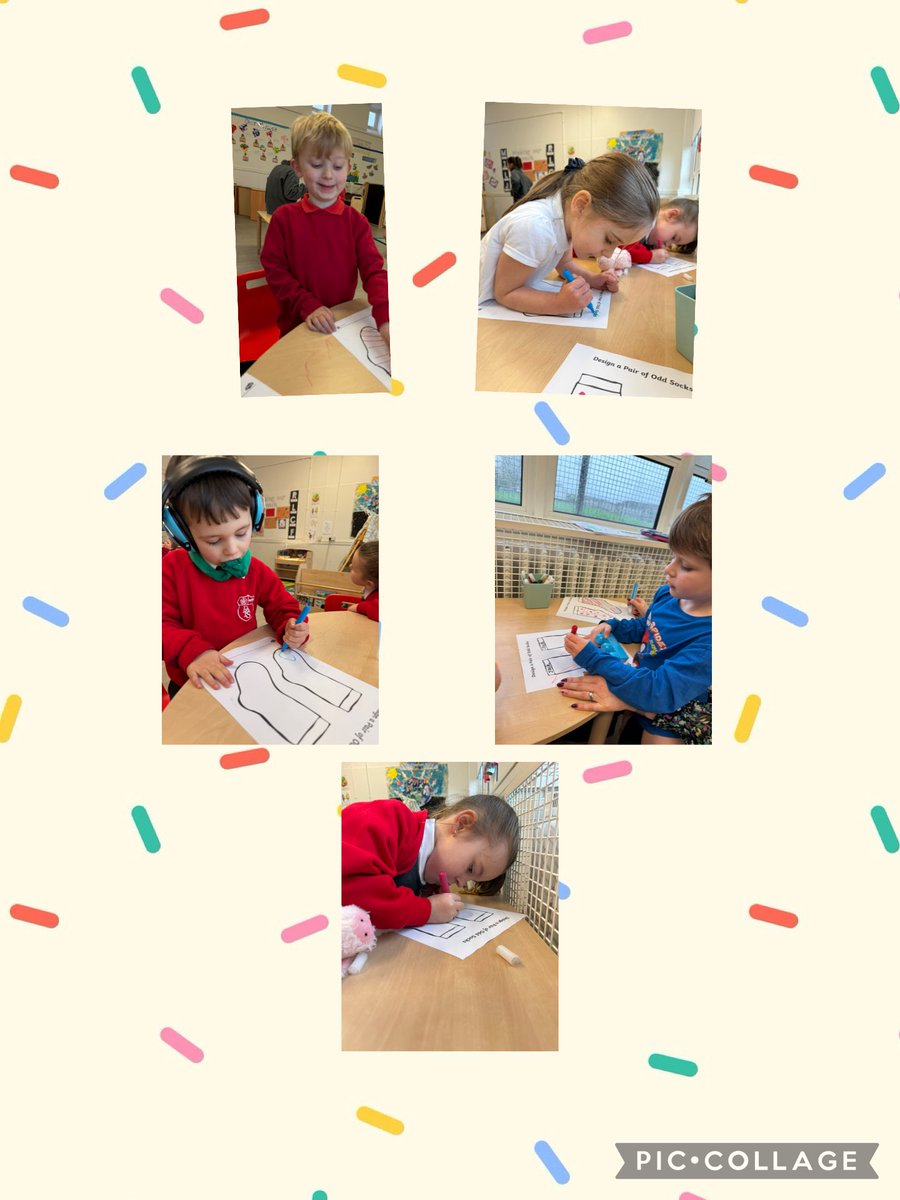 Today we decorated our own odd socks in recognition of Anti bullying week.