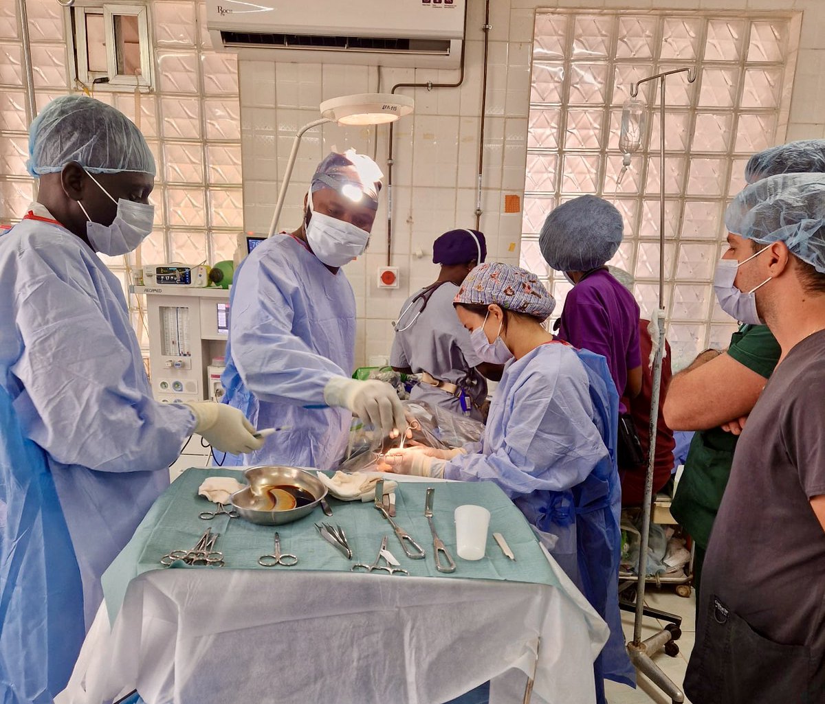 Medical team from <a href="/HumanityFirstUK/">Humanity First UK</a> is working with colleagues in #Gambia to provide #paediatric surgical procedures at Bansang Hospital