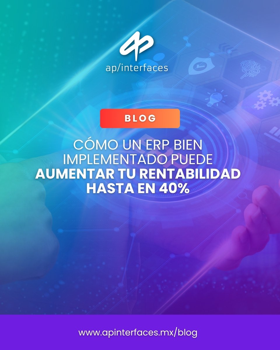 APinterfaces's tweet image. Un ERP no es solo software; es el corazón digital de tu empresa.

Cuando se diseña estratégicamente, optimiza procesos, reduce costos y convierte datos en decisiones rentables.

Conoce cómo hacerlo posible: apinterfaces.mx/blog
