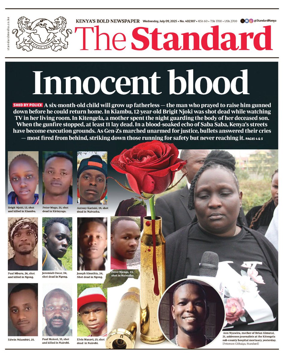 Githinji is saying that he has regained support from youths after doing this to us.

Maybe he’s talking about Gen z Oburu Odinga.