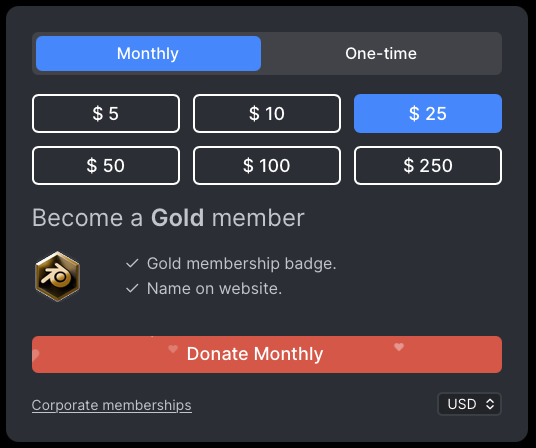 Support <a href="/Blender/">Blender 🔶</a>, even if you don't use it. It says you support your fellow artists.