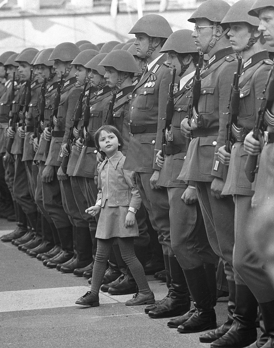 Military parade in East Berlin, 1977.