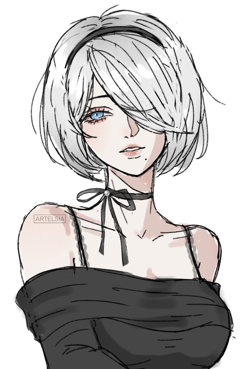 artelsia's tweet image. 2B drawing
1 or 2?