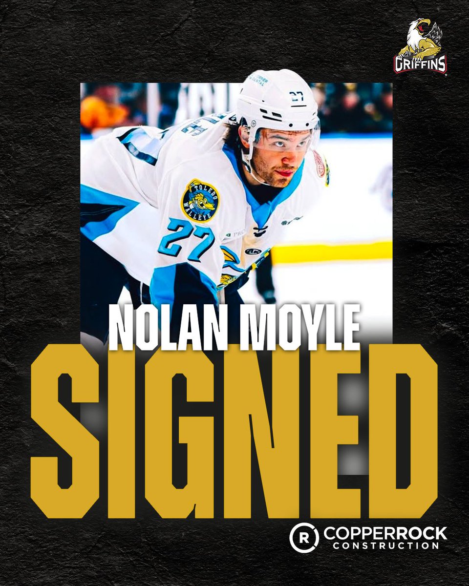 . <a href="/CopperRockGR/">CopperRock</a> Building Strong Update: The Griffins signed forward Nolan Moyle to a professional tryout from the <a href="/ToledoWalleye/">Toledo Walleye</a> #GoGRG

DETAILS | 🔗 bit.ly/3JRWlUZ