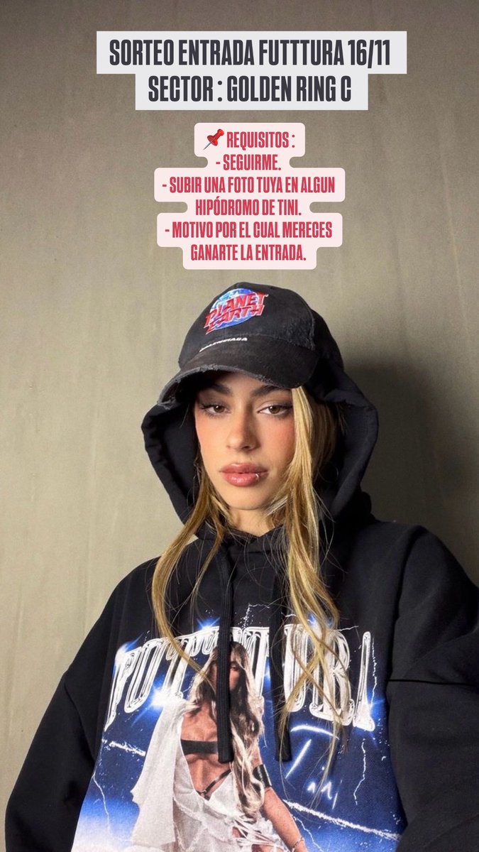 36XTINI's tweet image. ⚠️SORTEO GOLDEN RING FUTTTURA 16/11⚠️

REQUISITOS EN LA IMAGEN, SUERTE A TODXS !!! 

#FUTTTURA