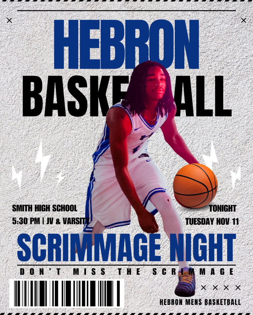 HebronHawksBB's tweet photo. Hebron Basketball hits the court tonight against Newman Smith, Woodrow Wilson, and Lakeview Centennial!
📍 Newman Smith High School
🕠 JV + Varsity | 5:30 PM Tipoff
Let’s get after it. 💪
#ItsJustWork #HebronHoops #GameDay https://t.co/oF7t40I3gC