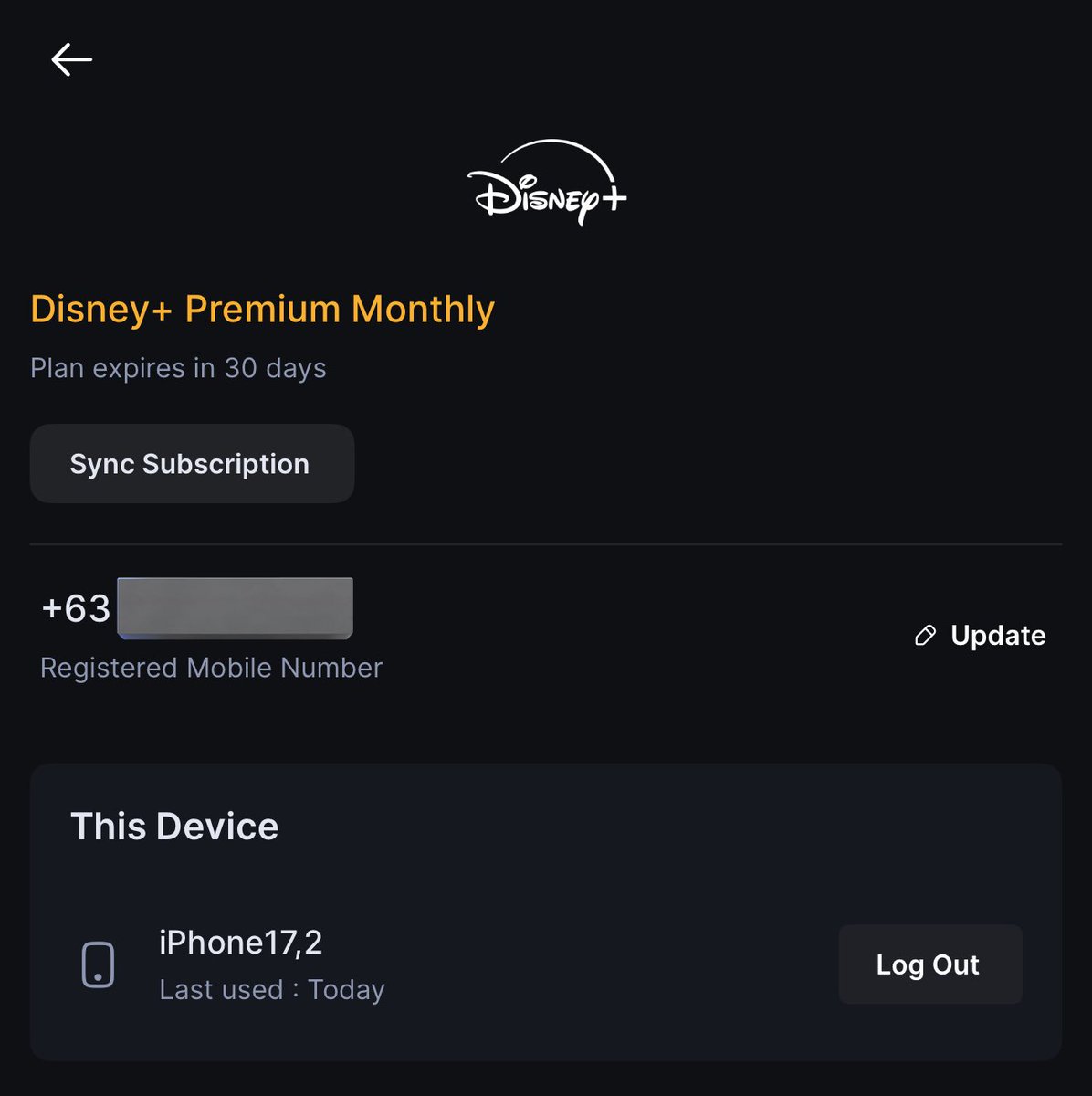 accried's tweet image. vouch #mwnprfs ❤️
thank you for the disney+ sub! 
transaction done in just several mins.