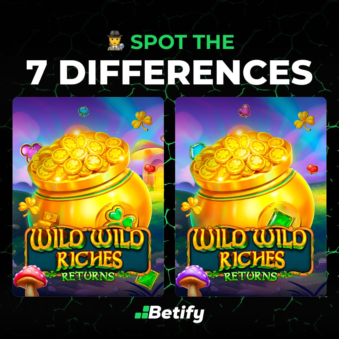 Betify's tweet photo. SPOT THE 7 DIFFERENCES 🔍

Find the 7 differences for a chance to win a 🎁

💚 + RT ♻️
Screenshot highlighting the 7 differences
Betify🆔 needed

🍀 https://t.co/FRyIxax5vS https://t.co/uQPZHly1vc