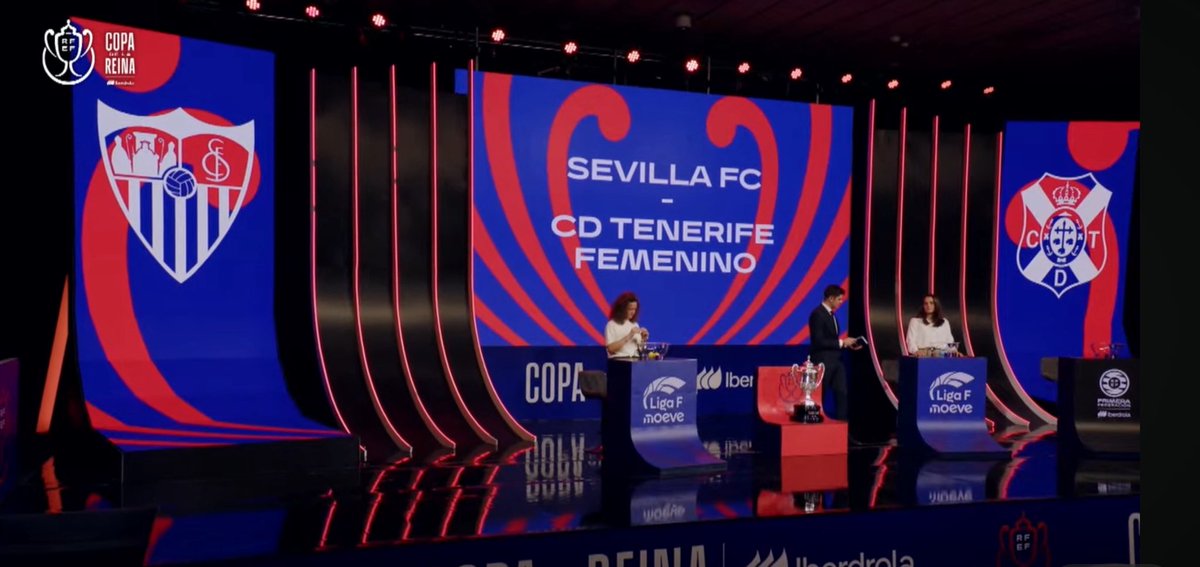 🏆 El <a href="/CDTFemenino/">Costa Adeje Tenerife</a> se enfrentará al <a href="/SevillaFC/">Sevilla Fútbol Club</a> en los octavos de final de la #copadelareina 

👉🏼 Las tinerfeñas cerrarán el año con la eliminatoria copera. El choque se disputa entre el 19 y el 21 de diciembre. 

🔜 Eliminatoria de la <a href="/rfef/">RFEF</a> a partido único.