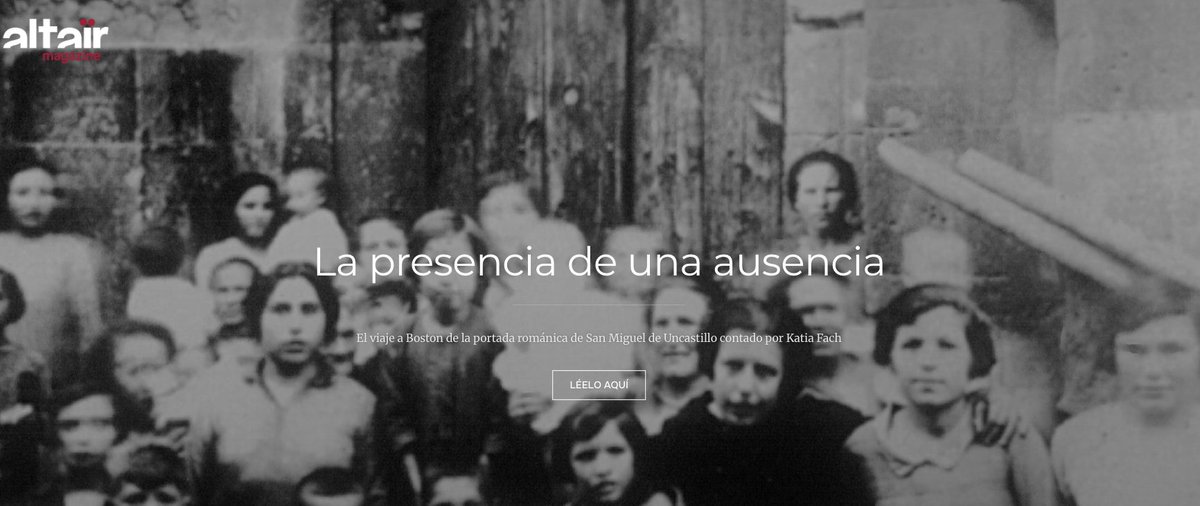 'La presencia de una ausencia', el viaje a Boston de la portada románica de San Miguel de Uncastillo✍️<a href="/katiafachgomez/">katia fach gomez</a>

➡️altairmagazine.com/pasos/la-prese…