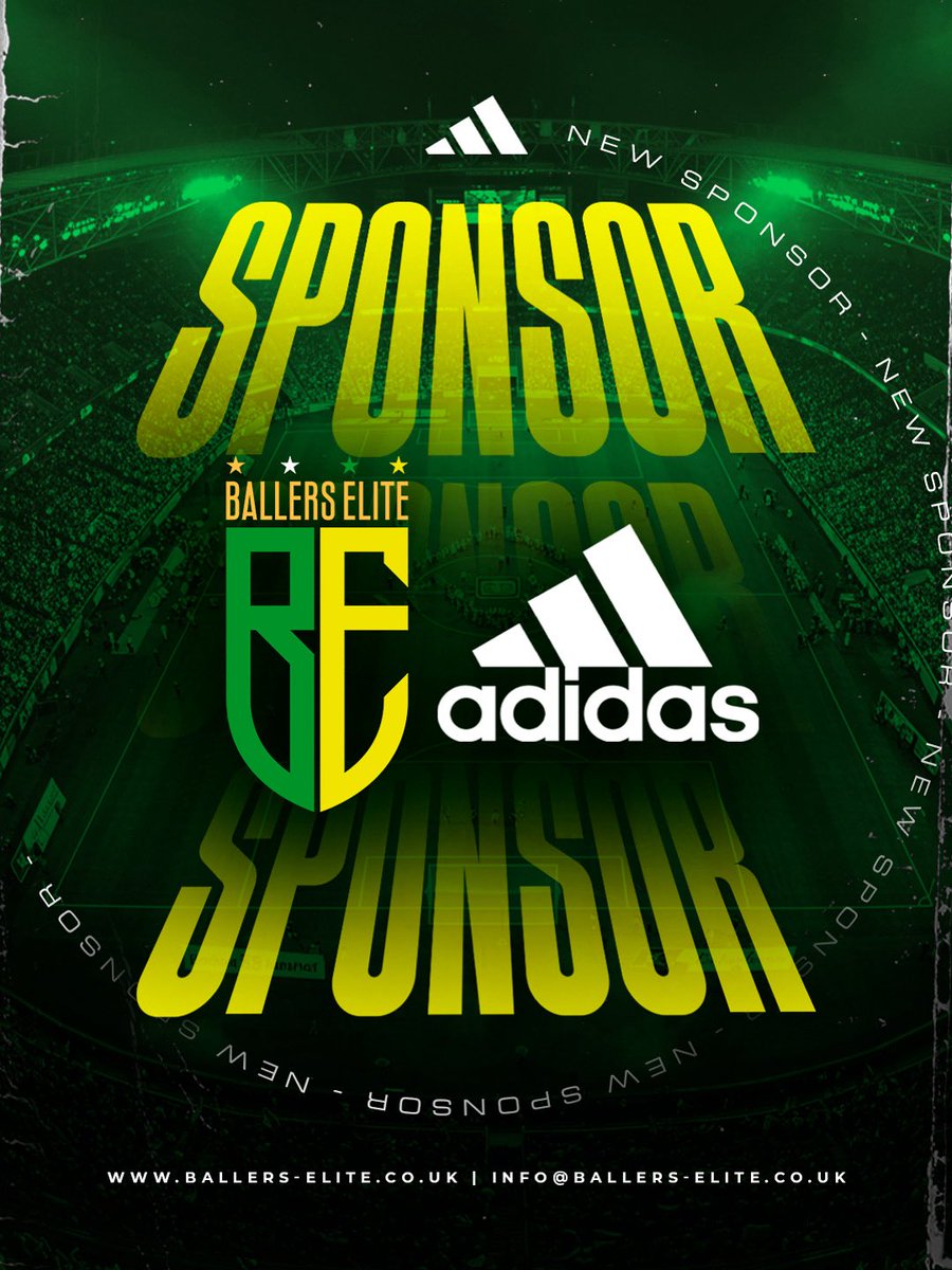 🚨 𝙉𝙀𝙒 𝙀𝙍𝘼 𝙇𝙊𝘼𝘿𝙄𝙉𝙂… 🚨

We’re extremely excited to announce 𝗔𝗗𝗜𝗗𝗔𝗦 as our new sponsor! 🤝

You’ll soon start to see the iconic three stripes rolled out across all Ballers Elite locations.

An exciting new era awaits ⏳⚽️💚