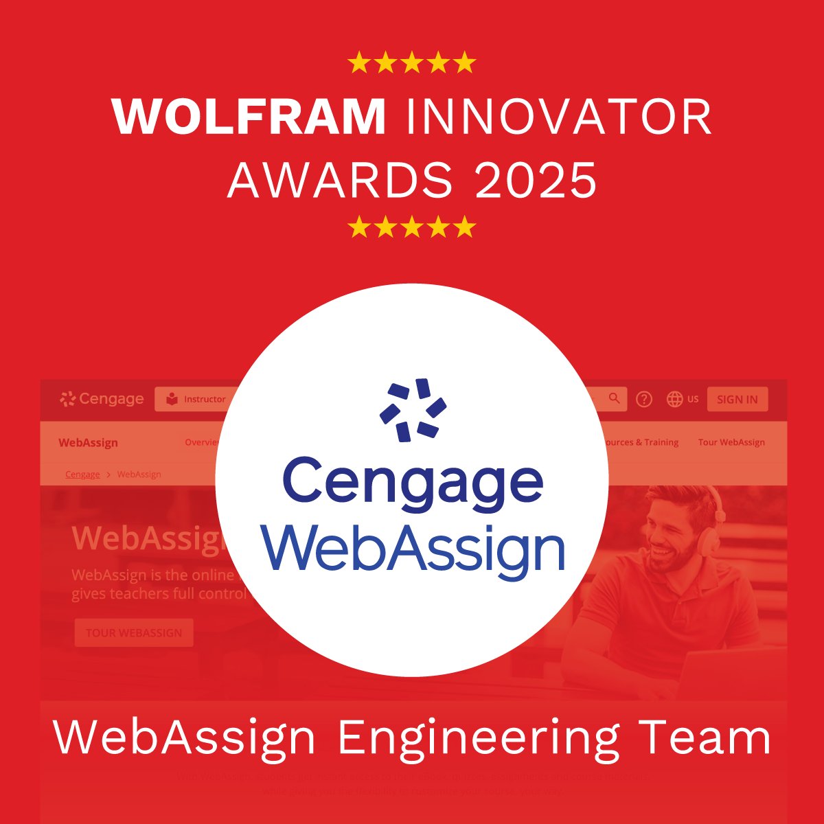 CengageLearning's tweet image. Our WebAssign Engineering Team won the Wolfram Innovator Award at the Wolfram Virtual Technology Conference! Their work helps students focus on learning by using smart, forgiving math grading powered by Wolfram tech. Learn more: bit.ly/47GfXmI #EdTech #STEM #Innovation