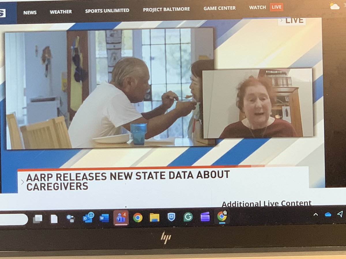 Our Executive Council member Dorinda Adams appeared on <a href="/FOXBaltimore/">FOX Baltimore</a> to discuss new AARP research on Maryland’s family caregivers. Read more at AARP.org/maryland