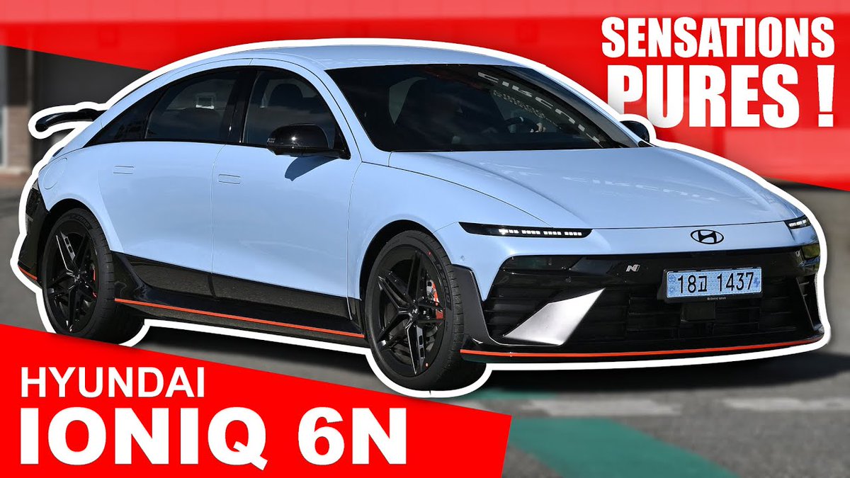 dmeance's tweet image. HYUNDAI IONIQ 6N : l&apos;émotion aux électrons ! youtu.be/_LbVmSGTwkA?si… via @YouTube @AutoTrendsMag 
@HyundaiFrance #Hyundai #Ioniq6N #HyundaiIoniq6N #Berline #Sportive #Electrique #Présentation #Essai #VoitureElectrique #BEV #EV #VE
