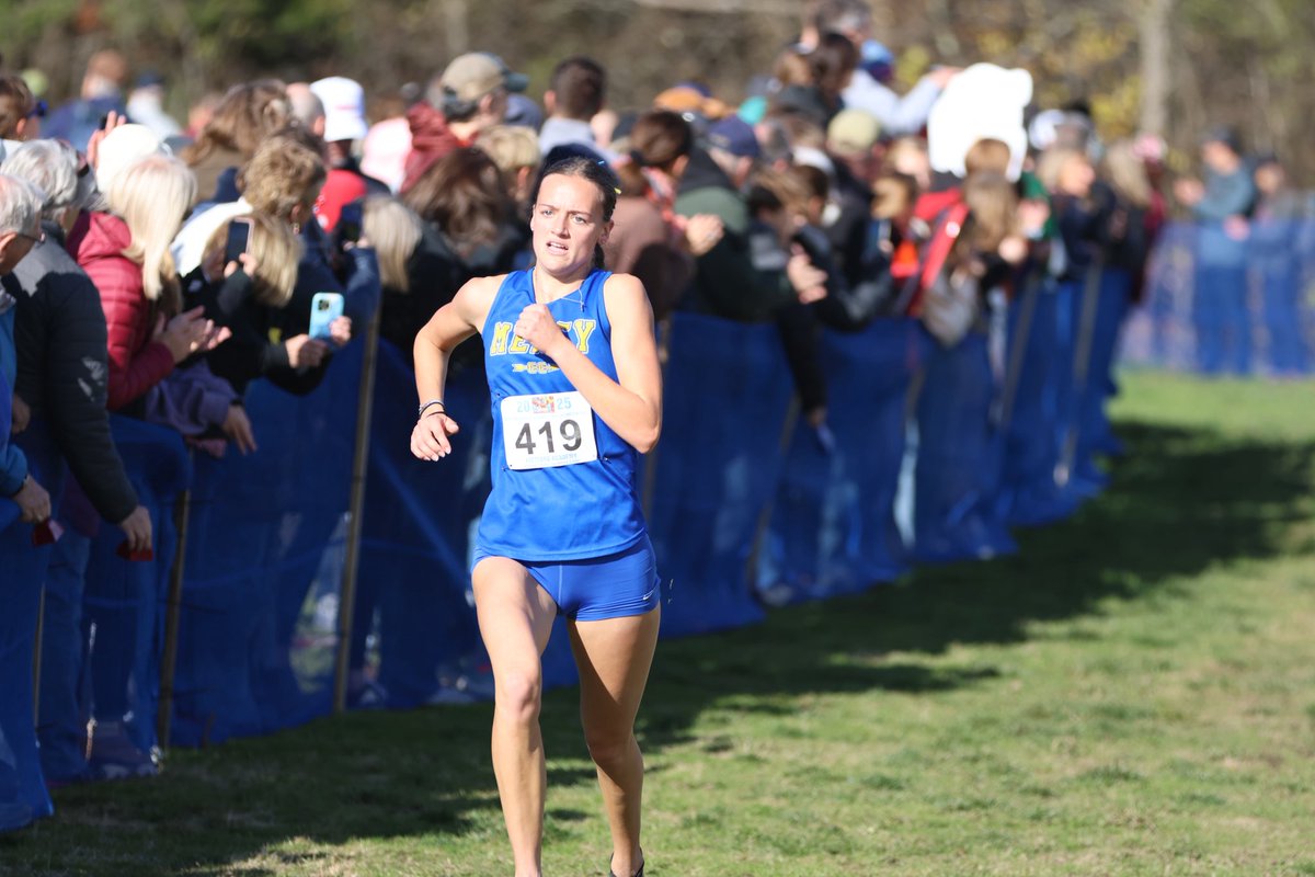 MercyTigers's tweet photo. For the first time in school history, Mercy Cross Country had two runners finish inside the Top 15 at the New England Championship!
On Saturday, Sarah Roberts ’26 placed 12th and Cora Wasiolek ’28 was 14th.
Congratulations, Sarah and Cora!
#BeMoreAtMercy
#MercyProud
#ctxc https://t.co/UChyt8YfF8