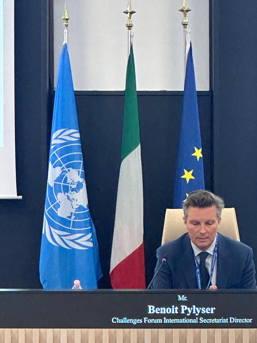 IAPTC_Assoc's tweet image. @BenoitPylyser Director @ChallengesForum Intl. Sec. presents key takeaways &amp;amp; recs. from the 2025 Challenges Annual Forum #CAF25Accra at #29IAPTC anchored in guiding the ongoing review of #peaceoperations highlighting the centrality of continuous investment in #multilateralism