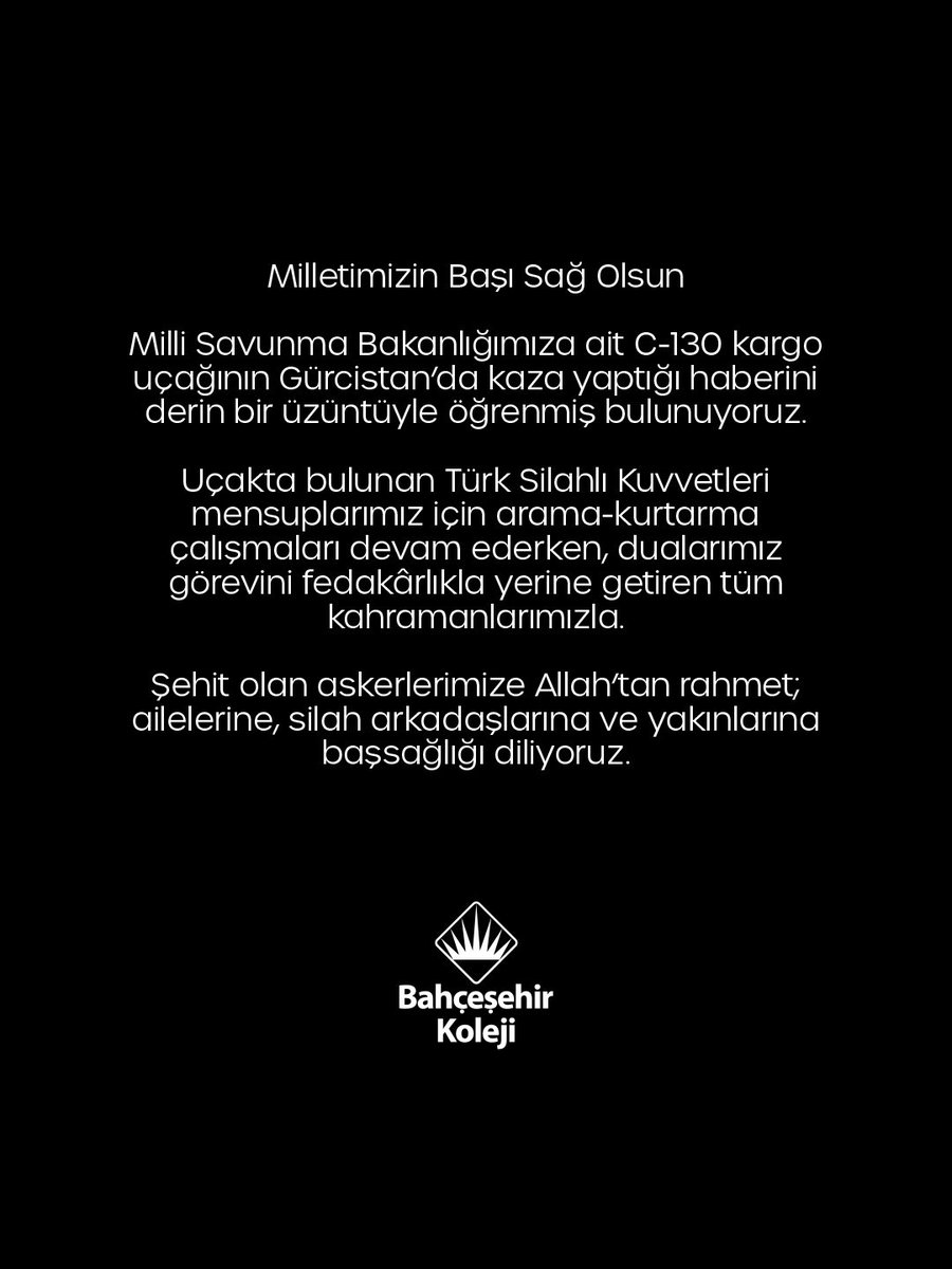 Milletimizin başı sağ olsun…