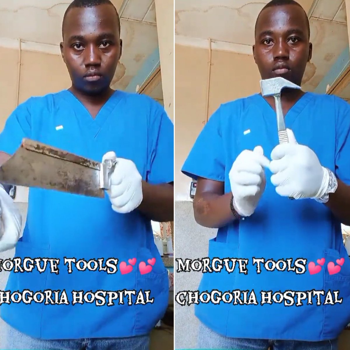TheNairobiTimez's tweet photo. Mortician goes viral for showing mortuary tools, demonstrating how they are used.
WATCH 👇 https://t.co/ku7mcBt0EZ