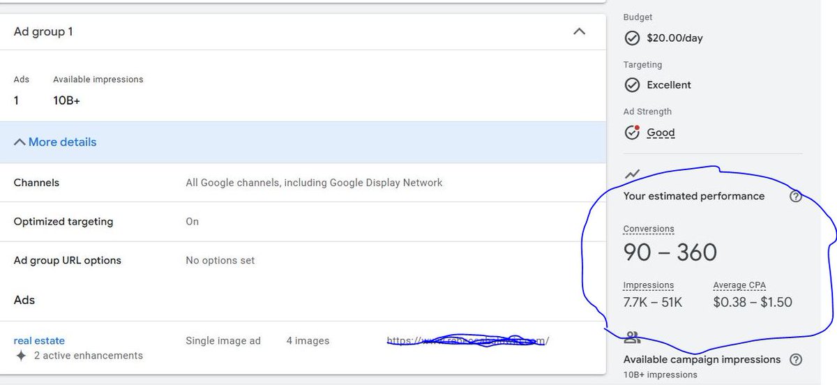 ANIK6057's tweet photo. 🚀It’s not magic. It’s optimization and Google’s numbers speak for themselves.

When Google shows these numbers, it’s not luck.

This is optimization done right. 
It’s night after night of doing the right research
#Googleads #Realestatemarketing #Leadgeneration #Digitalmarketing https://t.co/3erIvqmIl8