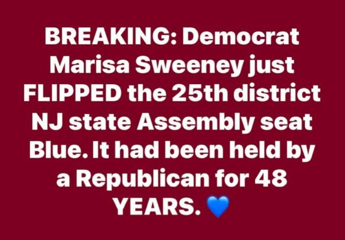 The implications of last week’s elections are far reaching, well beyond what the pundits are saying. Folks, this 👇 seat has been held by Republicans for 48 years, yet it switched blue